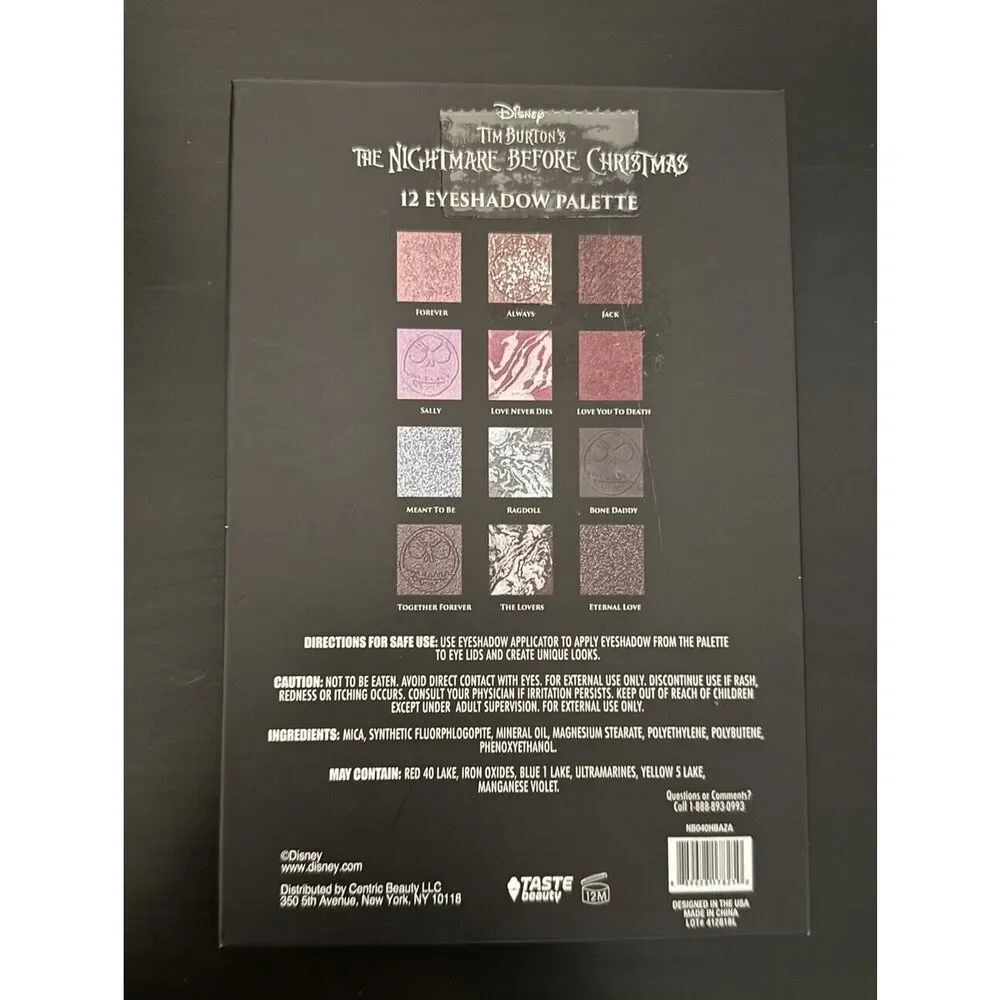 Taste Beauty x Disney Tim Burton’s The Nightmare Before Christmas Eyeshadow Pale - Picture 5 of 5
